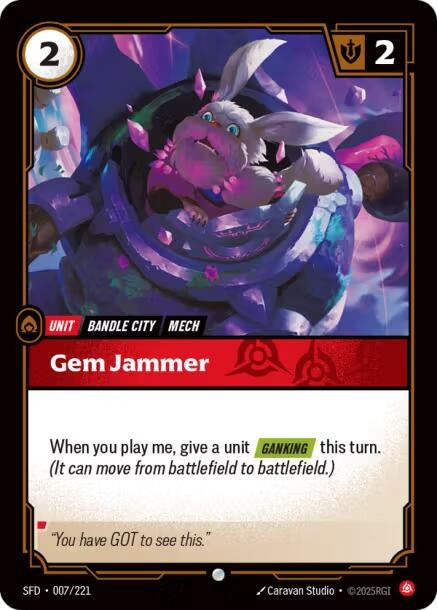 Image for Gem Jammer (007/221) (Spiritforged) (SFD) - Riftbound: League of Legends Trading Card Game