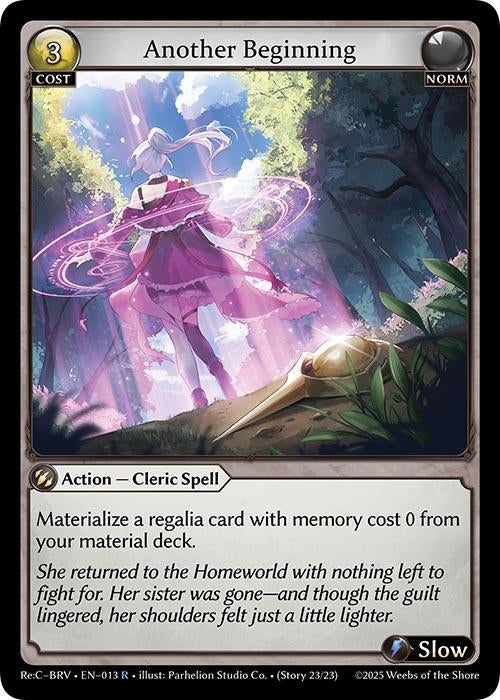 Image for Another Beginning (013) (Merlin Re: Collection, Brilliant Vestige) (BRLVST) - Grand Archive TCG