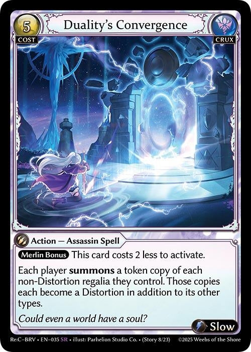 Image for Duality's Convergence (035) (Merlin Re: Collection, Brilliant Vestige) (BRLVST) - Grand Archive TCG