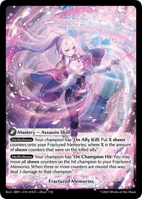 Image for Fractured Memories (018) (Merlin Re: Collection, Brilliant Vestige) (BRLVST) - Grand Archive TCG
