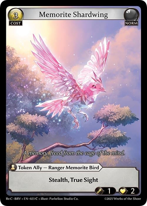 Image for Memorite Shardwing (023) (Merlin Re: Collection, Brilliant Vestige) (BRLVST) - Grand Archive TCG