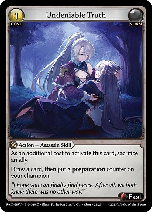 Image for Undeniable Truth (029) (Merlin Re: Collection, Brilliant Vestige) (BRLVST) - Grand Archive TCG