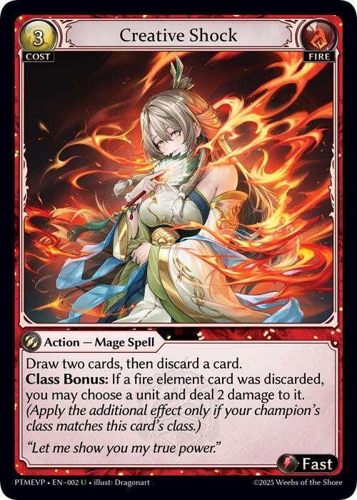 Image for Creative Shock (002) (Phantom Monarchs Event Pack) (PHME) - Grand Archive TCG