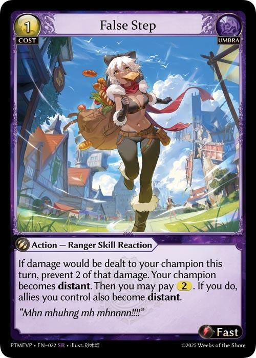 Image for False Step (022) (Phantom Monarchs Event Pack) (PHME) - Grand Archive TCG