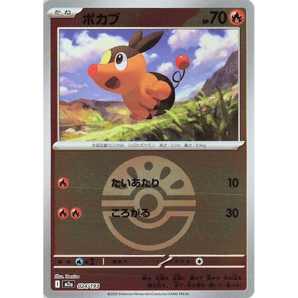 Image for Tepig (Friend Ball Pattern) (024/193) (M2a: High Class Pack: MEGA Dream ex) - Pokemon Japan