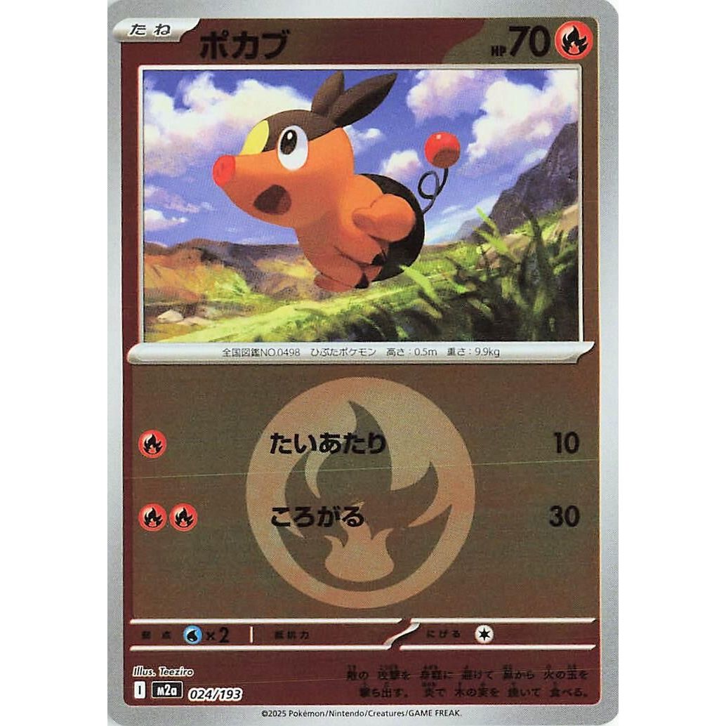 Image for Tepig (Energy Symbol Pattern) (024/193) (M2a: High Class Pack: MEGA Dream ex) - Pokemon Japan