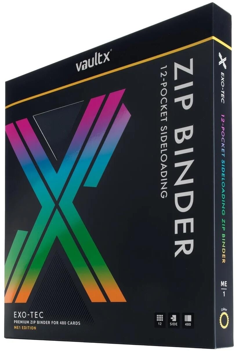 Image for Vault X Zip Binder Exo-Tec - First Edition ME1 12 Pocket - Storage Albums