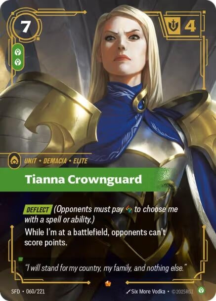 Image for Tianna Crownguard (060/221) (Spiritforged) (SFD) - Riftbound: League of Legends Trading Card Game