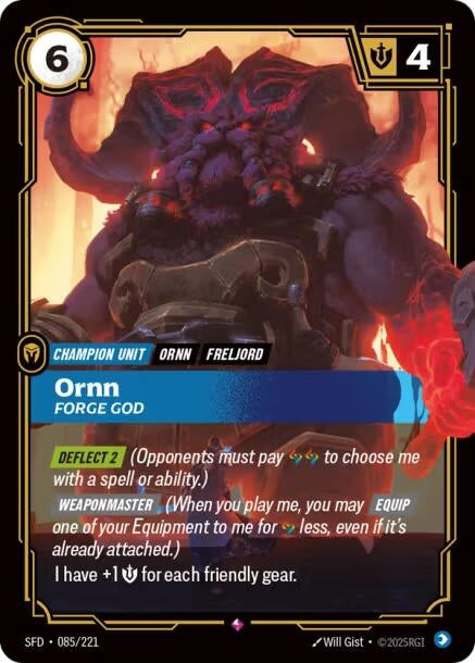 Ornn - Forge God (085/221) (Spiritforged) - PokeBox USA