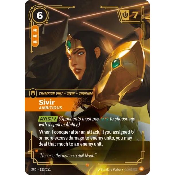 Sivir - Ambitious (120/221) (Spiritforged) - PokeBox USA