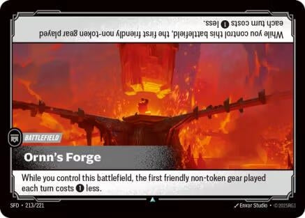 Image for Ornn's Forge (213/221) (Spiritforged) (SFD) - Riftbound: League of Legends Trading Card Game
