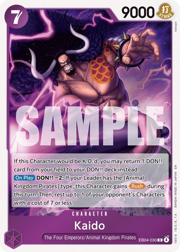 Image for Kaido (EB04-030) (The Azure Sea's Seven) (OP14) - One Piece Card Game