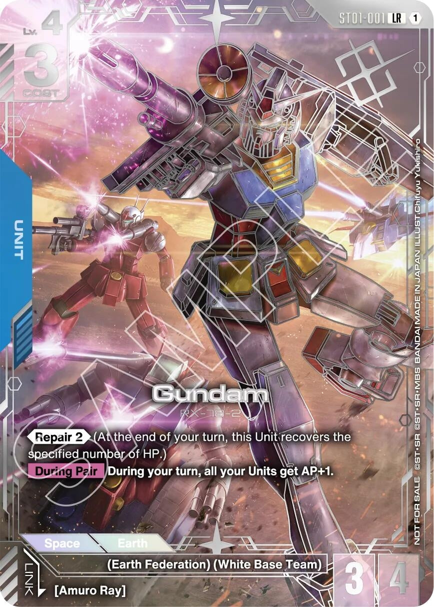 Image for Gundam (Regional Championship) (2nd Place) (ST01-001) (Gundam Promotional Cards) (GCG-PR) - Gundam Card Game