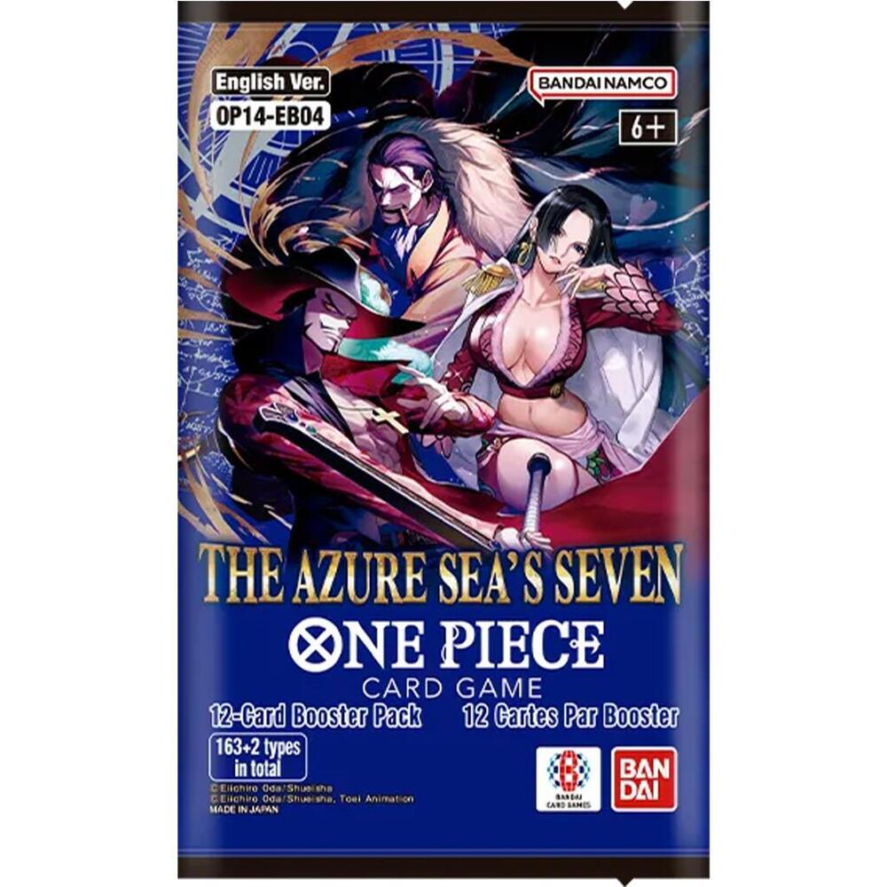One Piece Card Game: The Azure Sea's Seven OP-14 Booster Pack - English - PokeBox USA
