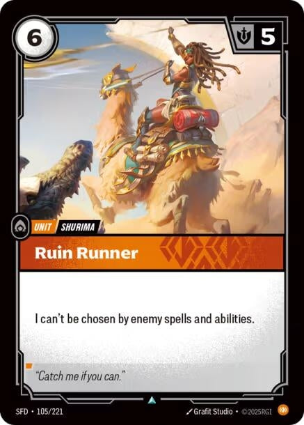 Image for Ruin Runner (105/221) (Spiritforged) (SFD) - Riftbound: League of Legends Trading Card Game