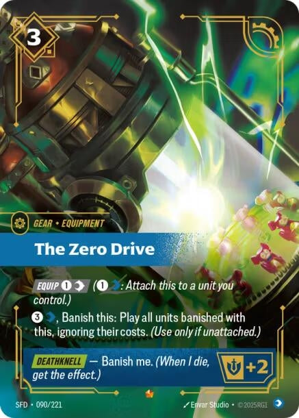 Image for The Zero Drive (090/221) (Spiritforged) (SFD) - Riftbound: League of Legends Trading Card Game