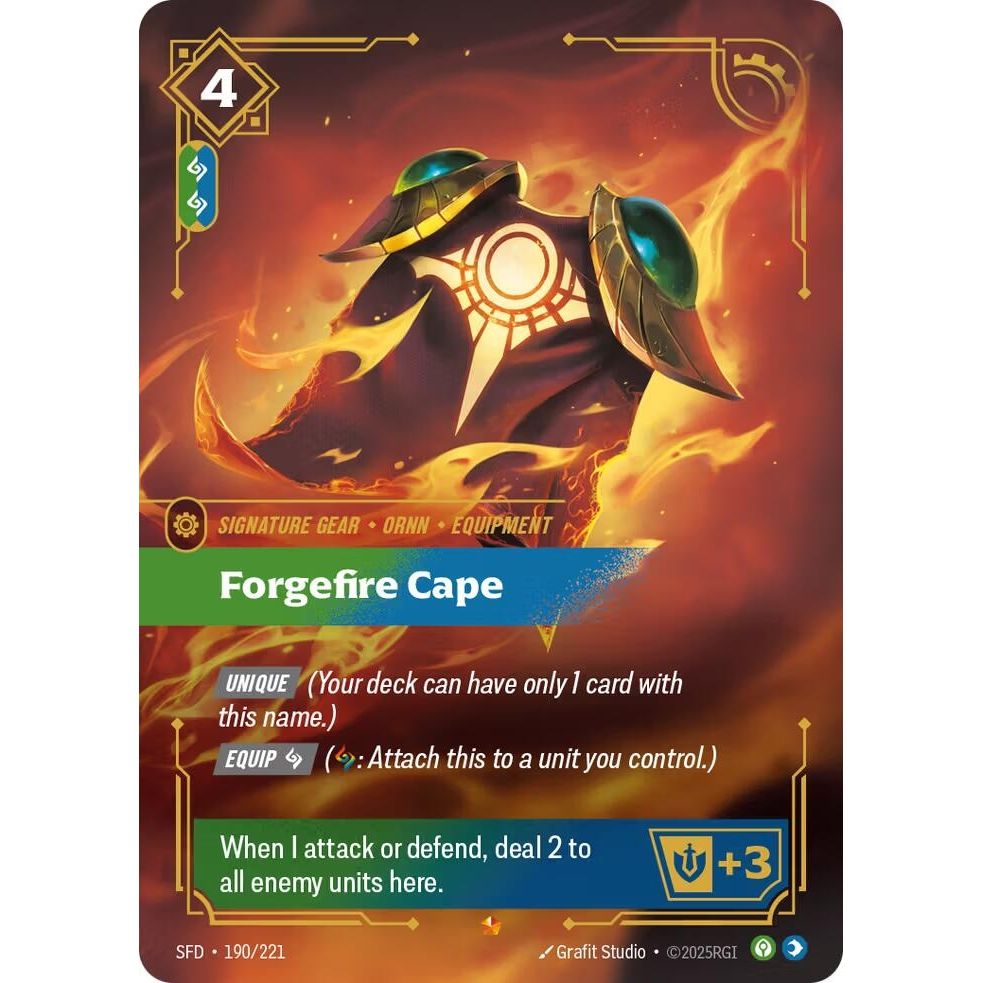 Forgefire Cape (190/221) (Spiritforged) - PokeBox USA
