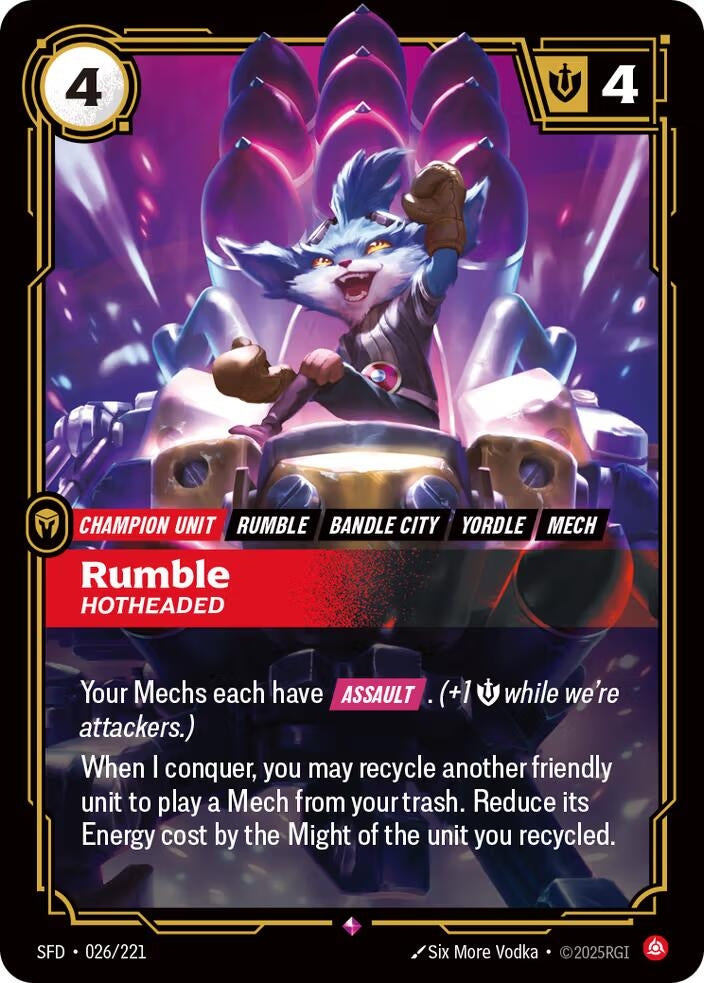 Rumble - Hotheaded (026/221) (Spiritforged)