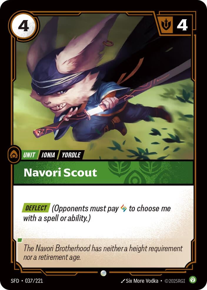 Image for Navori Scout (037/221) (Spiritforged) (SFD) - Riftbound: League of Legends Trading Card Game