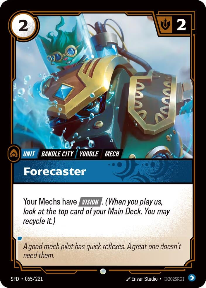 Image for Forecaster (065/221) (Spiritforged) (SFD) - Riftbound: League of Legends Trading Card Game
