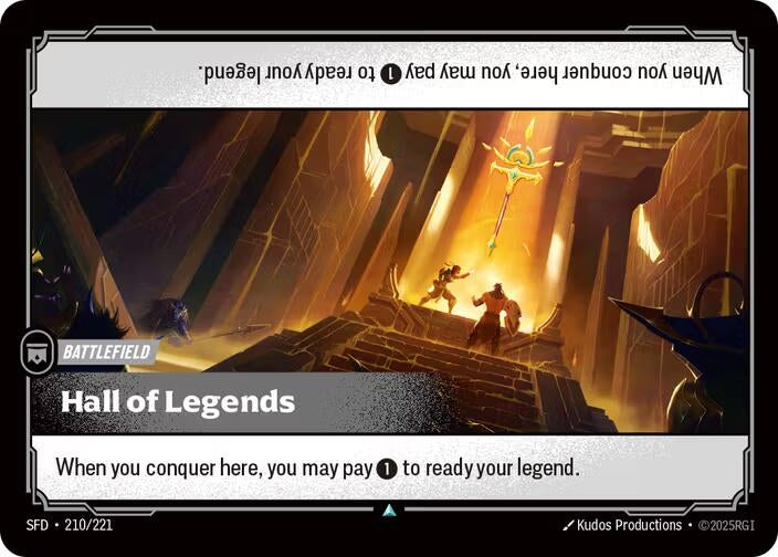 Image for Hall of Legends (210/221) (Spiritforged) (SFD) - Riftbound: League of Legends Trading Card Game