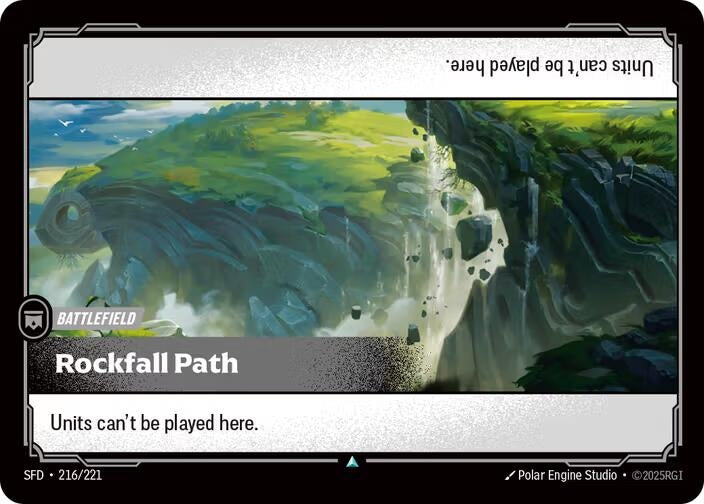 Image for Rockfall Path (216/221) (Spiritforged) (SFD) - Riftbound: League of Legends Trading Card Game
