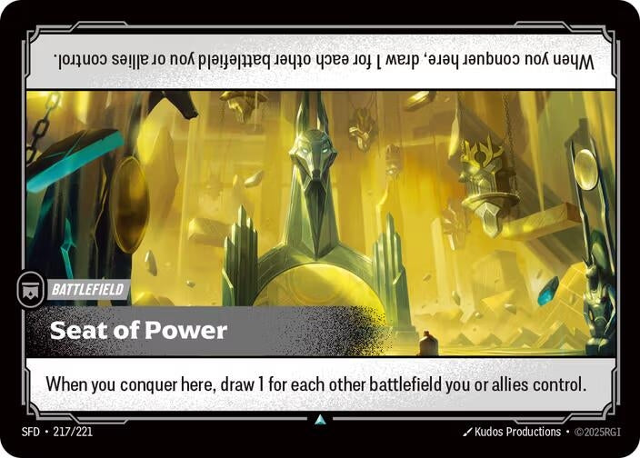 Image for Seat of Power (217/221) (Spiritforged) (SFD) - Riftbound: League of Legends Trading Card Game