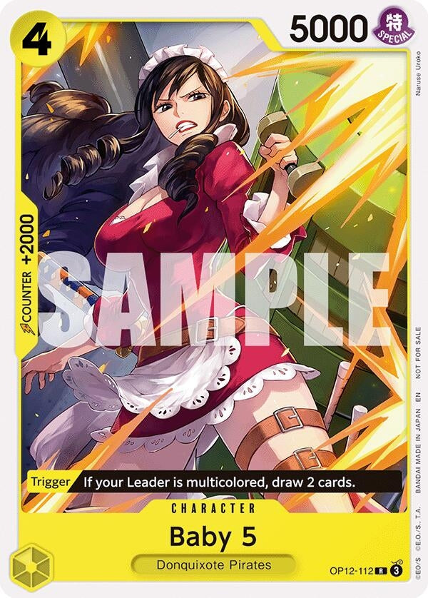 Image for Baby 5 (Tournament Pack 2026 Vol. 1) (OP12-112) (One Piece Promotion Cards) (OP-PR) - One Piece Card Game