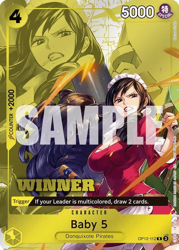 Image for Baby 5 (Winner Pack 2026 Vol. 1) (OP12-112) (One Piece Promotion Cards) (OP-PR) - One Piece Card Game