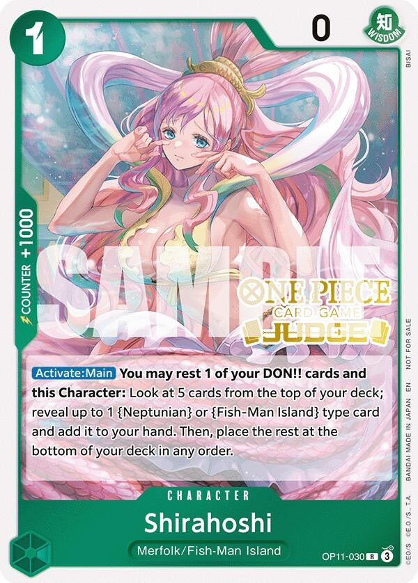 Image for Shirahoshi (Judge Pack Vol. 7) (OP11-030) (One Piece Promotion Cards) (OP-PR) - One Piece Card Game
