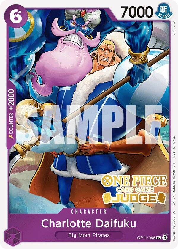 Image for Charlotte Daifuku (Judge Pack Vol. 7) (OP11-068) (One Piece Promotion Cards) (OP-PR) - One Piece Card Game