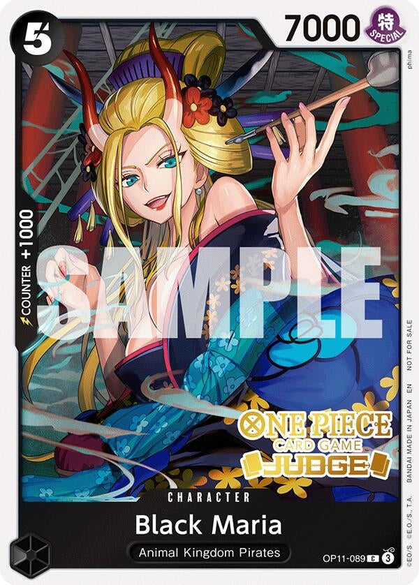 Image for Black Maria (Judge Pack Vol. 7) (OP11-089) (One Piece Promotion Cards) (OP-PR) - One Piece Card Game