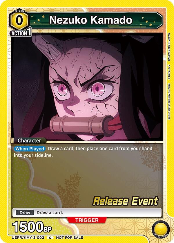 Image for Nezuko Kamado (003) (UEPR/KMY-3-003) (UEX05BT: Demon Slayer: Kimetsu no Yaiba Vol.2 Release Event Cards) (UEX05BT_RE) - Union Arena