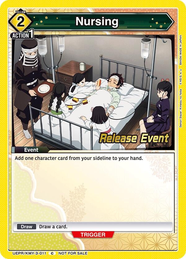 Image for Nursing (UEPR/KMY-3-011) (UEX05BT: Demon Slayer: Kimetsu no Yaiba Vol.2 Release Event Cards) (UEX05BT_RE) - Union Arena