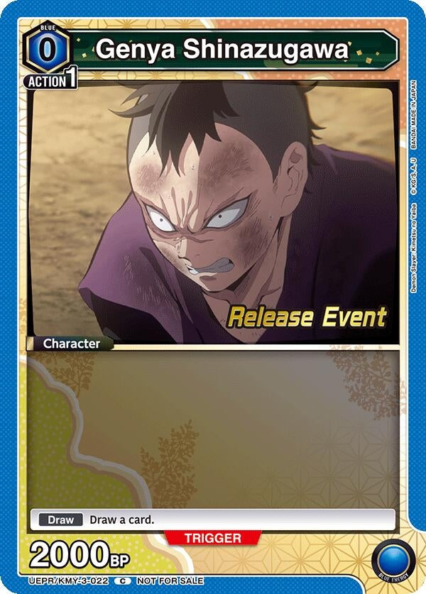 Image for Genya Shinazugawa (022) (UEPR/KMY-3-022) (UEX05BT: Demon Slayer: Kimetsu no Yaiba Vol.2 Release Event Cards) (UEX05BT_RE) - Union Arena