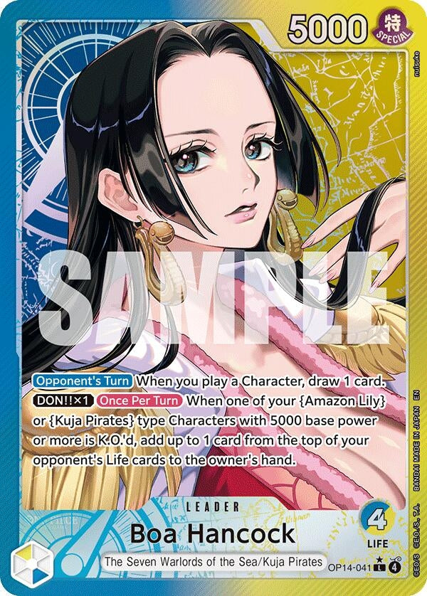 Image for Boa Hancock - OP14-041 (Alternate Art) (OP14-041) (The Azure Sea's Seven) (OP14) - One Piece Card Game