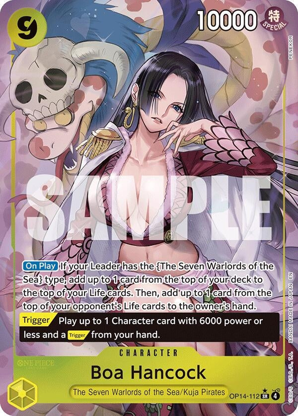 Image for Boa Hancock - OP14-112 (Alternate Art) (OP14-112) (The Azure Sea's Seven) (OP14) - One Piece Card Game
