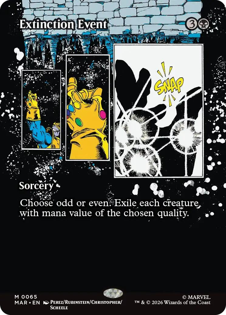 Extinction Event (Borderless) (65) (Marvel Universe Eternal-Legal)