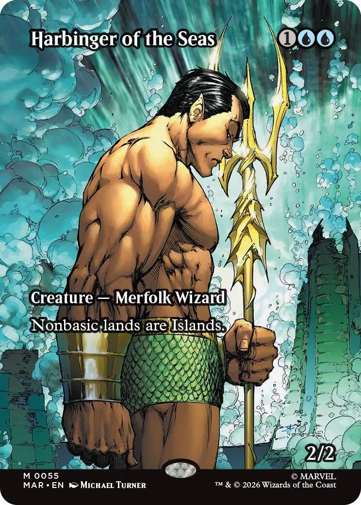 Harbinger of the Seas (Borderless) (55) (Marvel Universe Eternal-Legal)