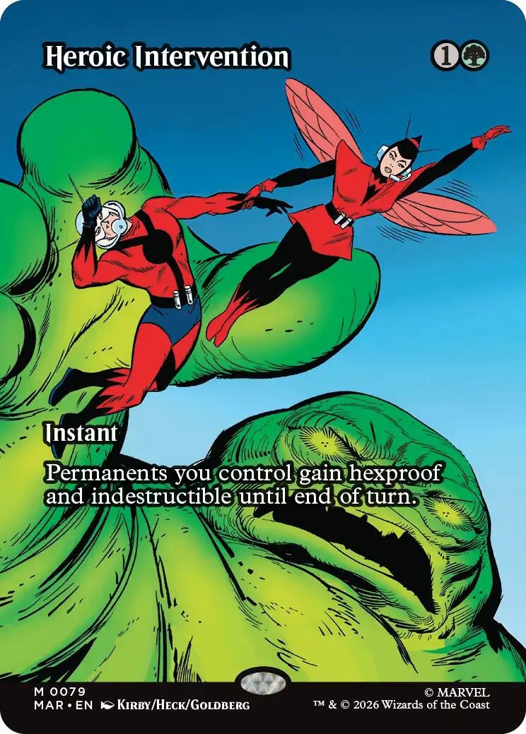 Heroic Intervention (0079) (Borderless) (79) (Marvel Universe Eternal-Legal)