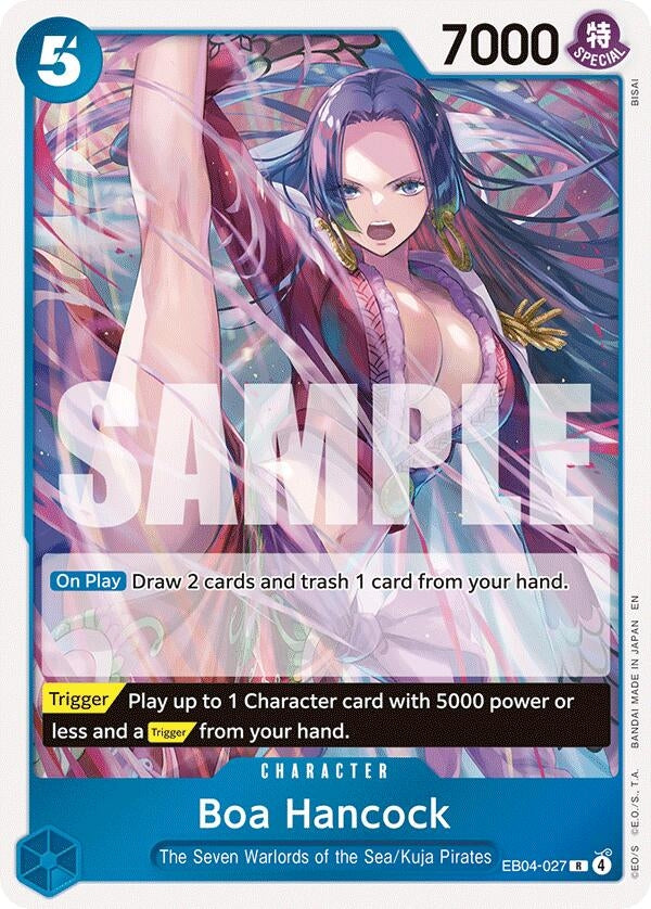 Image for Boa Hancock - EB04-027 (EB04-027) (The Azure Sea's Seven) (OP14) - One Piece Card Game