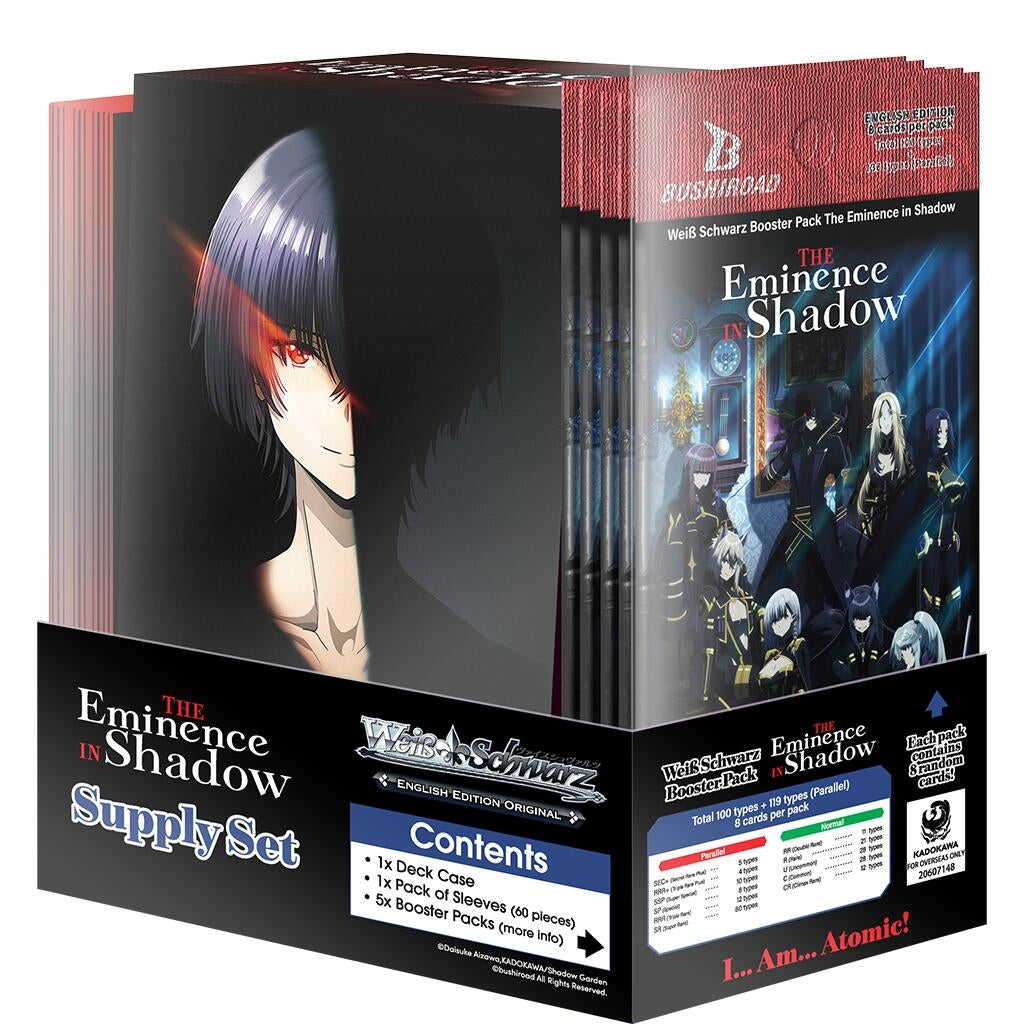 Image for The Eminence in Shadow Supply Set - Weiss Schwarz
