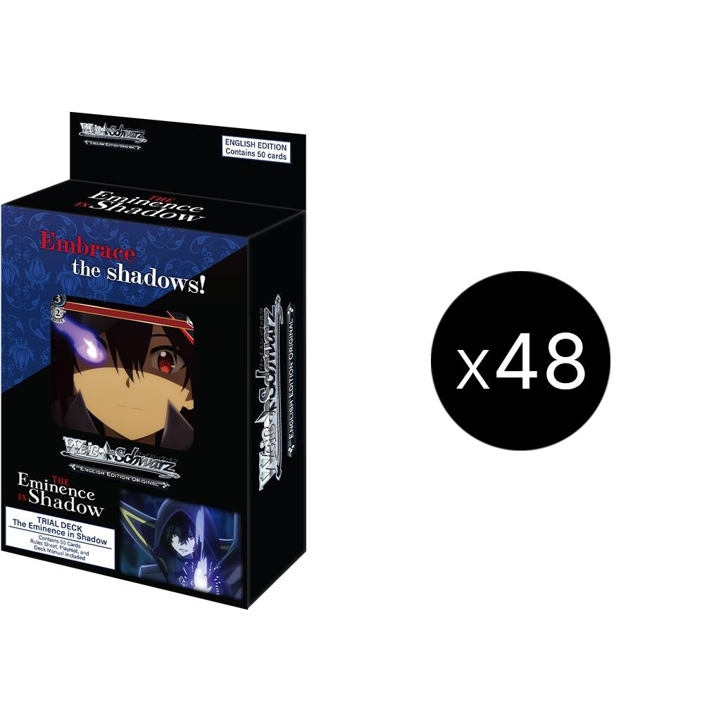 Image for The Eminence in Shadow Trial Deck Display Case - Weiss Schwarz