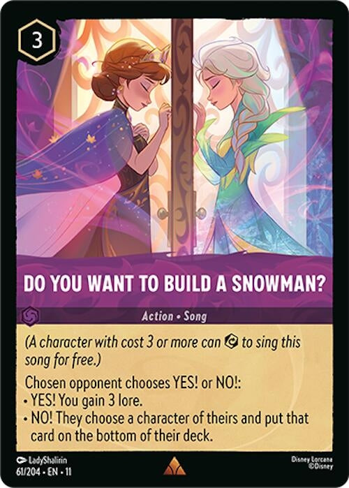 Image for Do You Want To Build A Snowman? (61/204) (Winterspell) (11) - Disney Lorcana