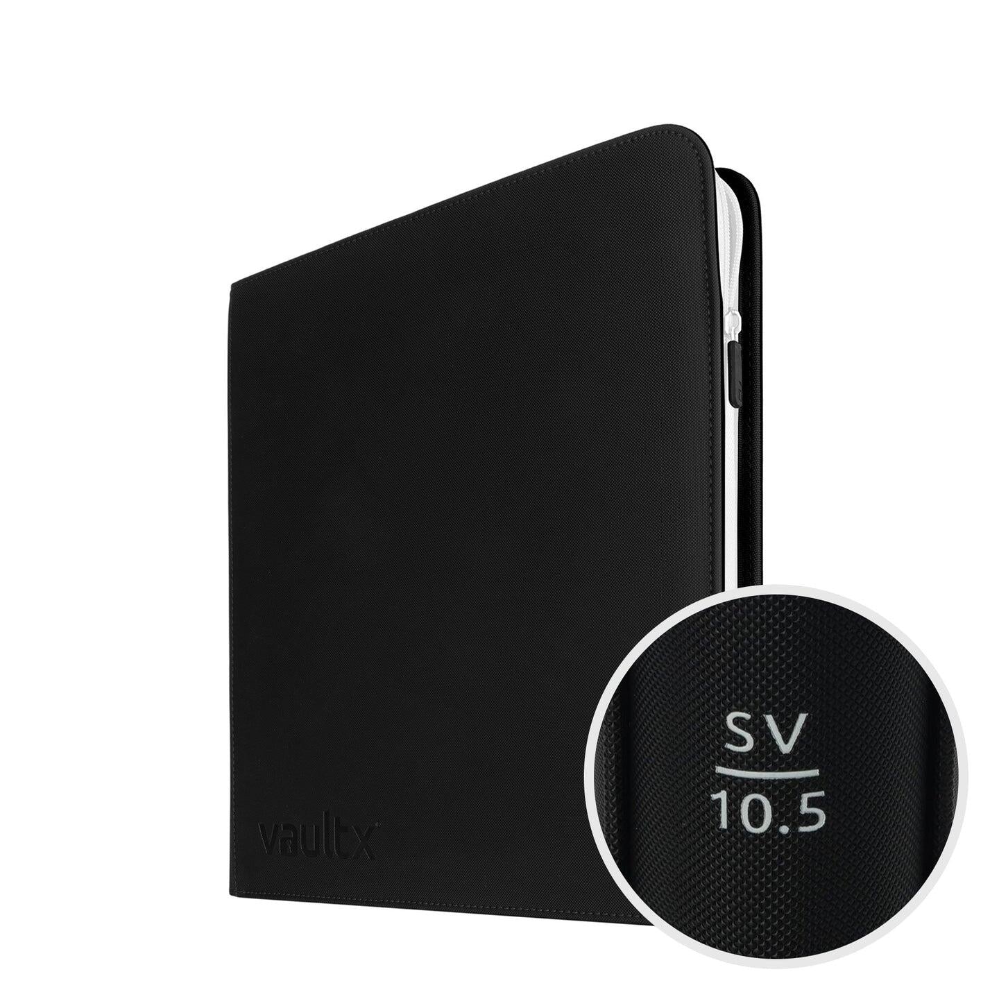 Image for Vault X Zip Binder Exo-Tec SV10.5 - Black 12 Pocket - Storage Albums