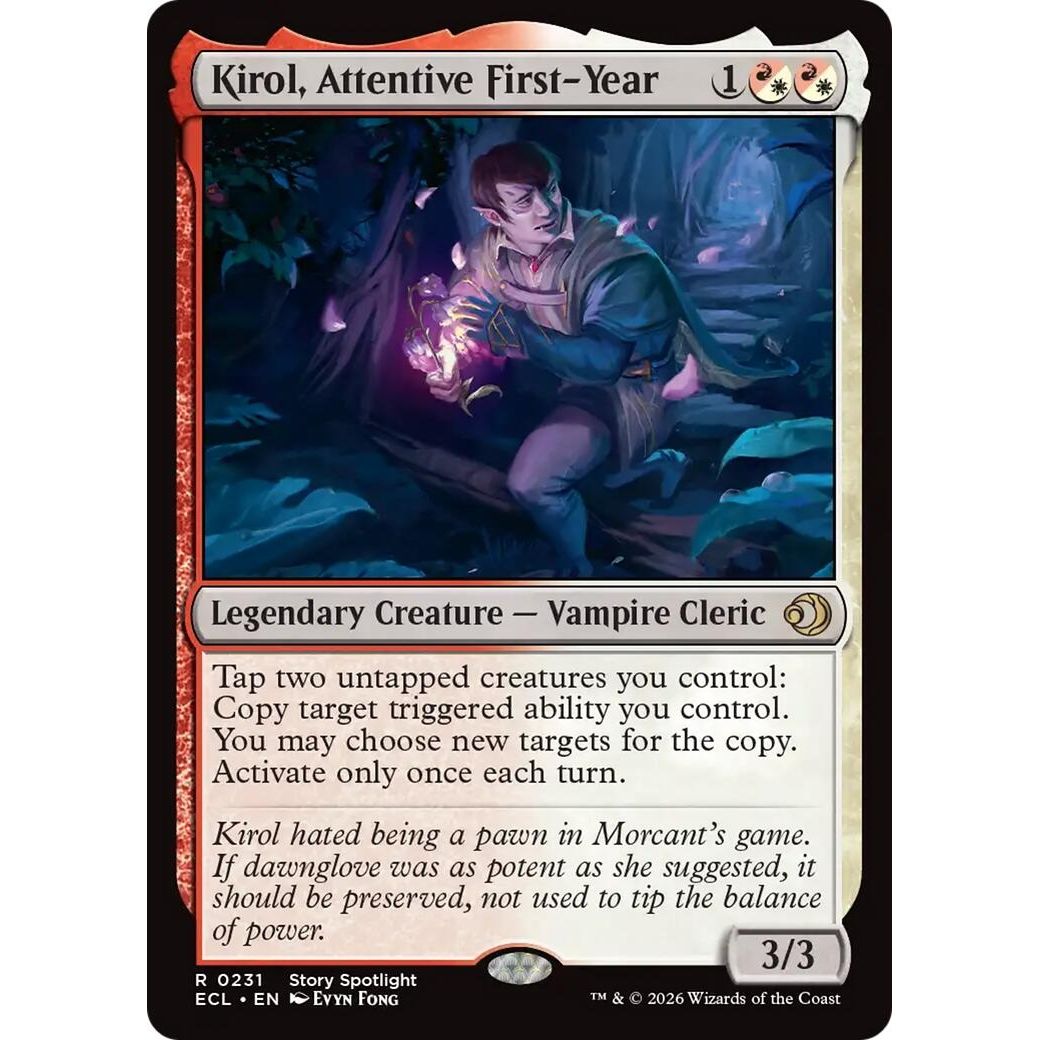 Image for Kirol, Attentive First-Year (231) (Lorwyn Eclipsed) - Magic: The Gathering