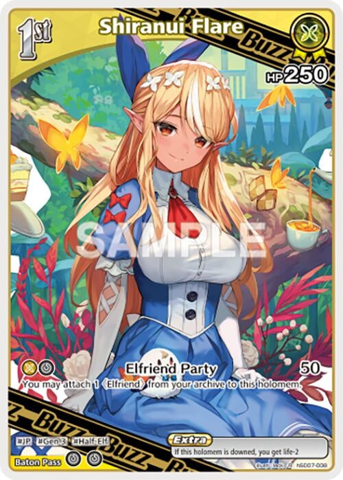 Image for Shiranui Flare (R) (hSD07-008) (SD07: Start Deck: Yellow Shiranui Flare) (SD07E) - Hololive