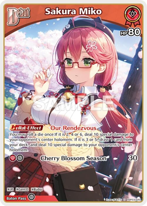 Image for Sakura Miko (U) (hBP03-026) (hBP03-026) (Elite Spark) (HBP03E) - Hololive