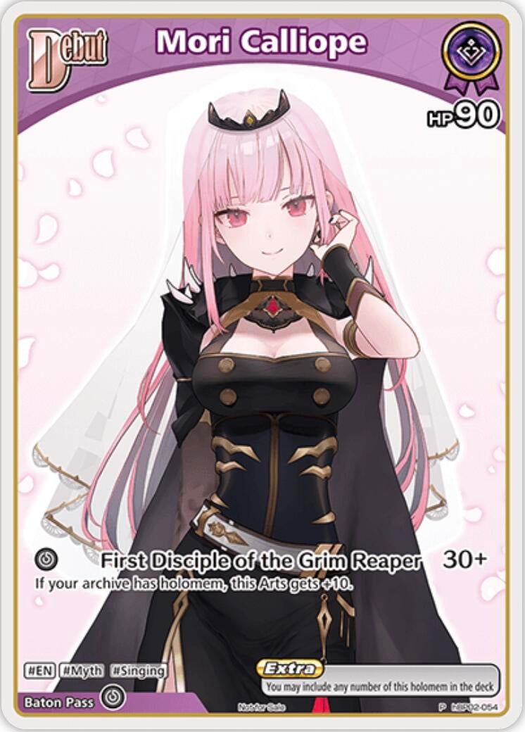 Image for Mori Calliope (P) (hBP02-054) (hBP02-054) (hololive OFFICIAL CARD GAME Promos) (hOCGP) - Hololive