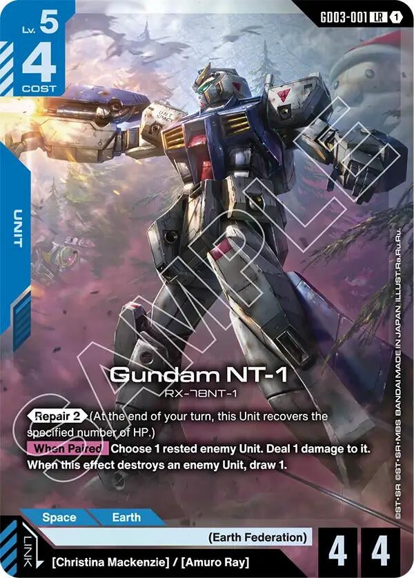 Image for Gundam NT-1 (GD03-001) (Steel Requiem) (GD03) - Gundam Card Game